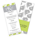 Wedding Menu Card (3.5"x8.5")